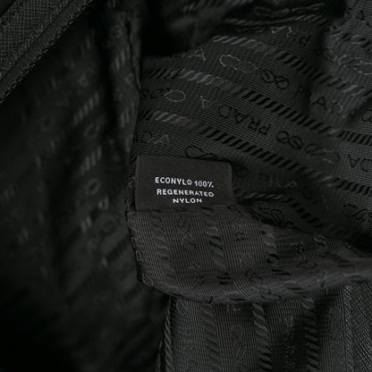 Prada Tessuto Nylon Saffiano Duffle Black 6 of 18