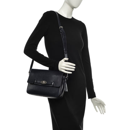 Mulberry Shiny Goatskin Bayswater Shoulder Bag Midnight 2 of 7