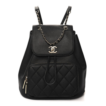 Chanel Caviar Quilted Business Affinity Backpack Black 1 of 10