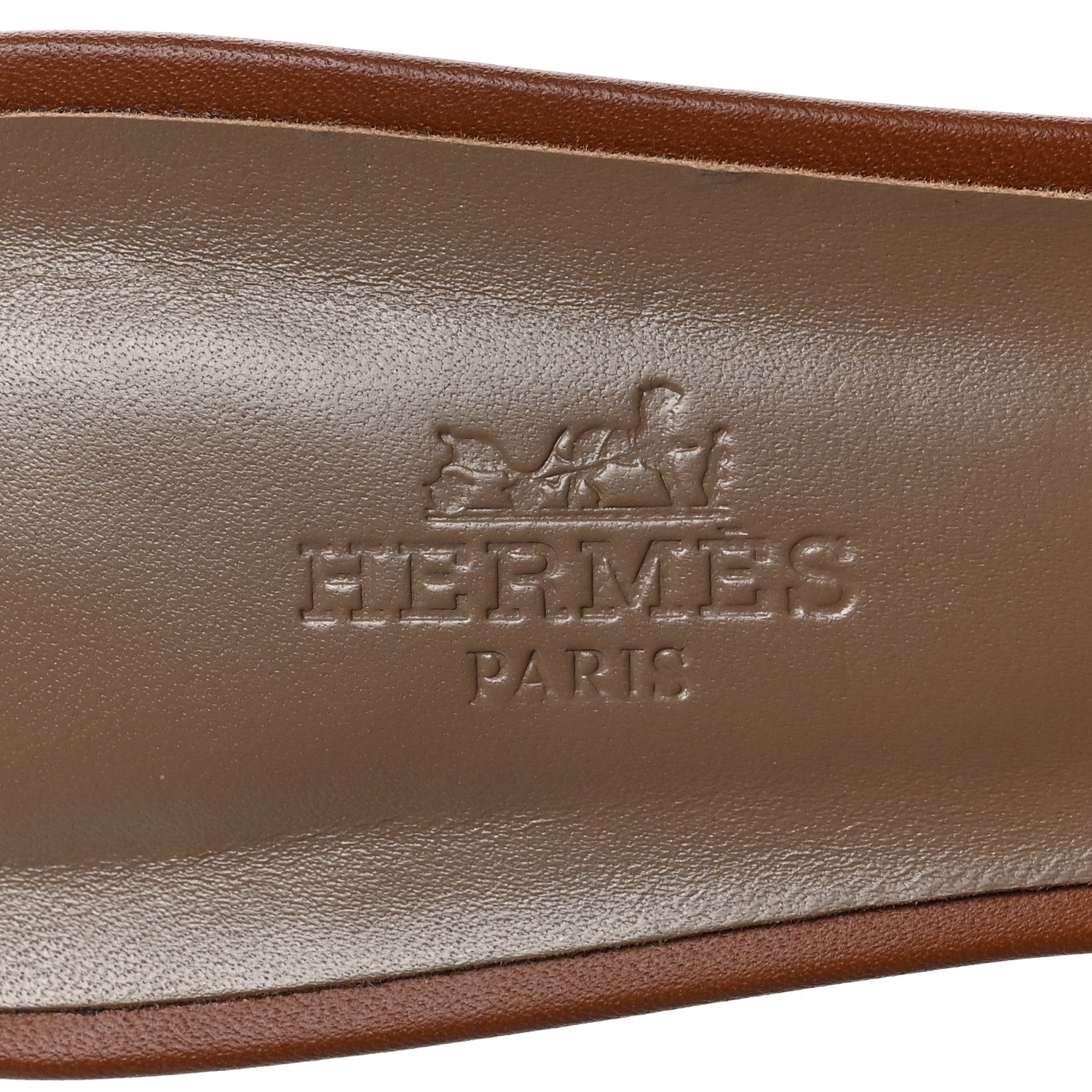 Hermes Calfskin Oasis Sandals 36 Gold 7 of 8