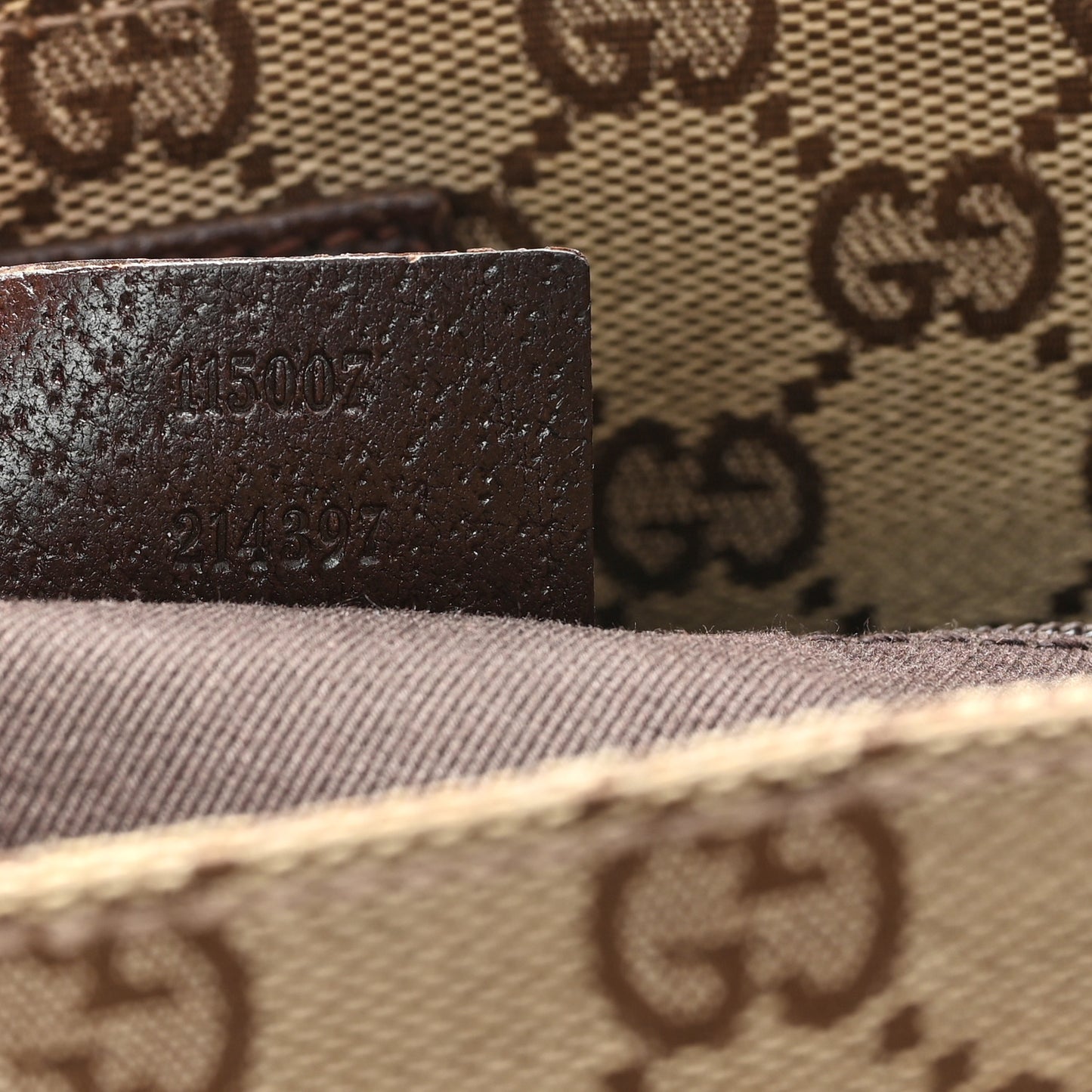 Monogram Shoulder Bag Dark Brown