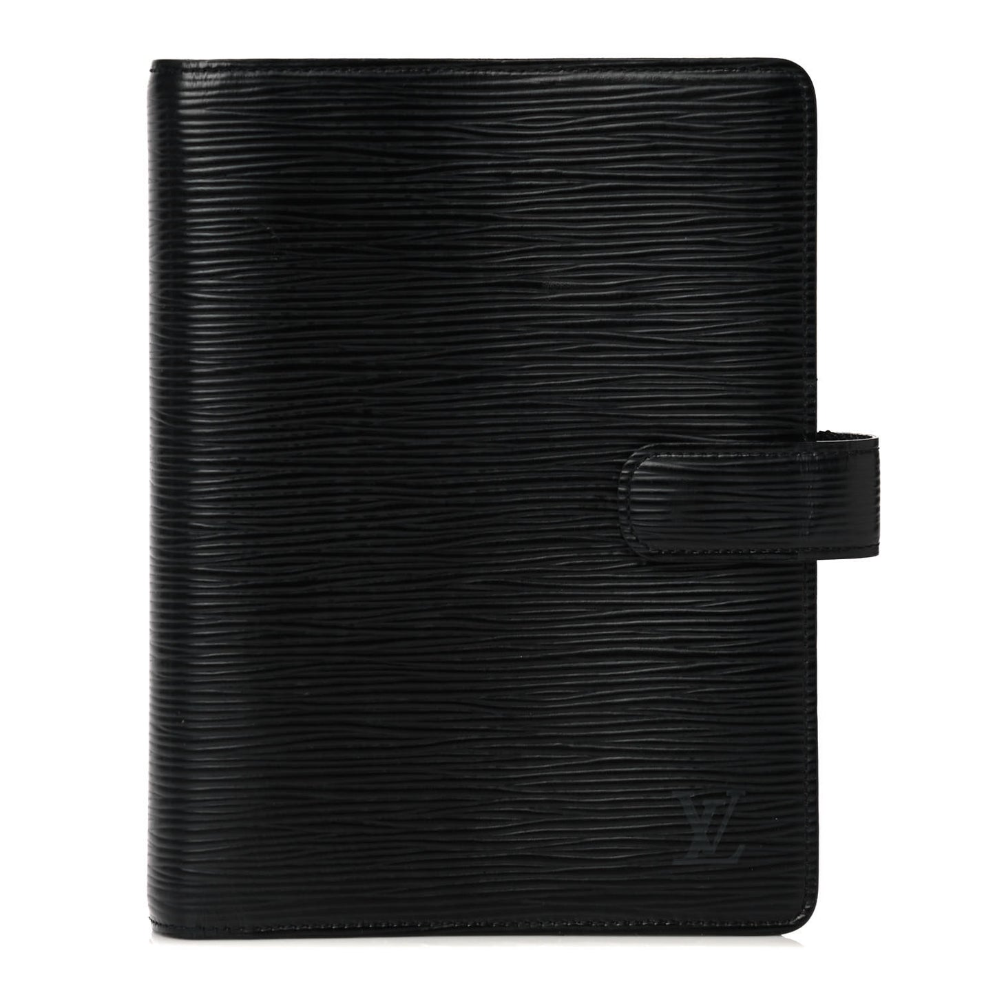 Epi Medium Ring Agenda Cover Black