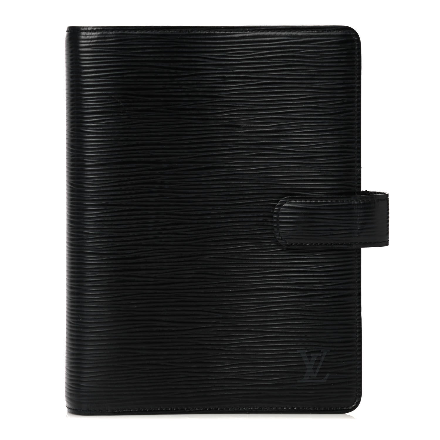 Louis Vuitton Epi Medium Ring Agenda Cover Black 1 of 11