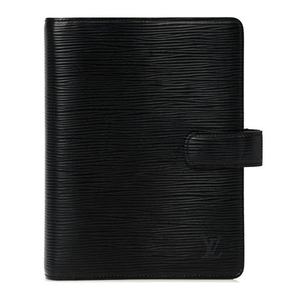 Louis Vuitton Epi Medium Ring Agenda Cover Black 1 of 11