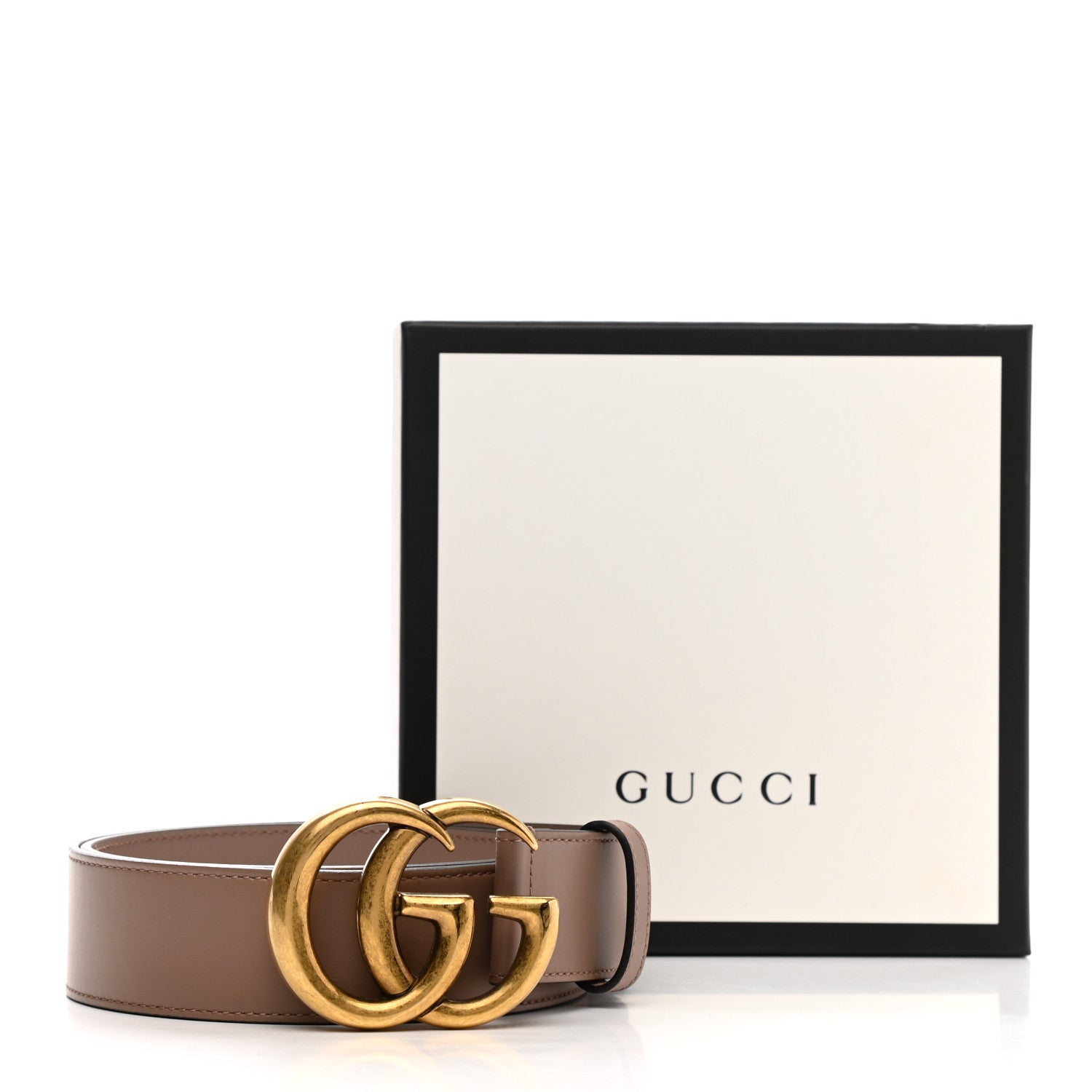 Gucci Calfskin Double G 40mm Belt 90 36 Porcelain Rose 6 of 6