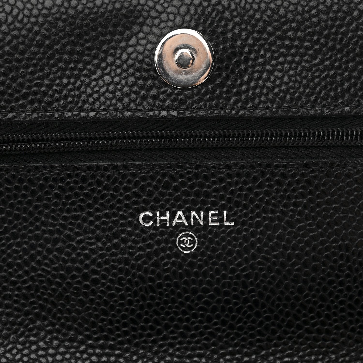 Chanel Caviar Quilted Wallet on Chain WOC Black 6 of 12