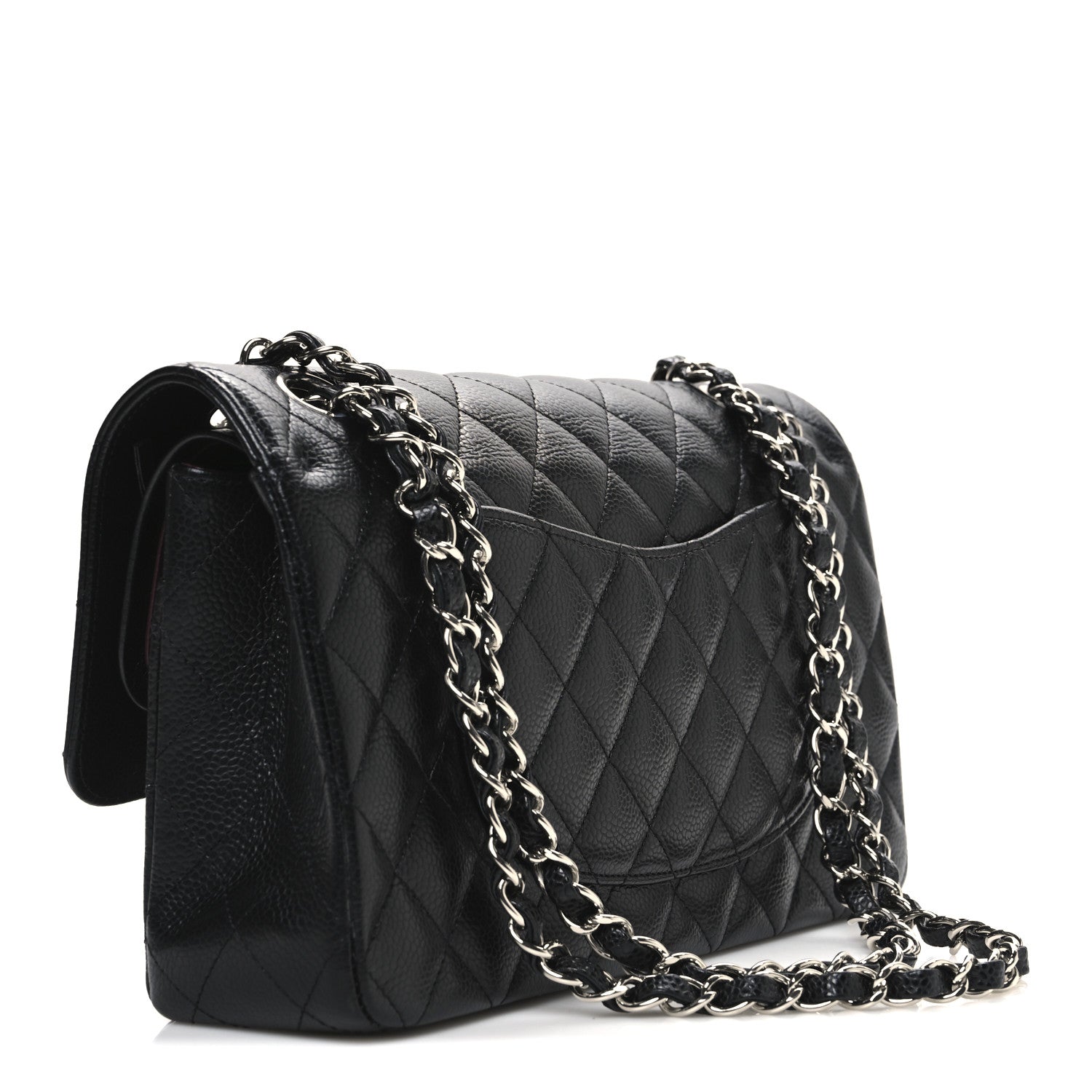 Chanel Caviar Quilted Medium Double Flap Black 3 of 10