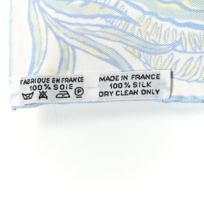 Hermes Silk Clovis Crocodile Pocket Square 4 of 4