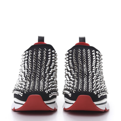 Christian Louboutin Neoprene Spike Sock Donna Flat Sneakers 36.5 Black 2 of 8