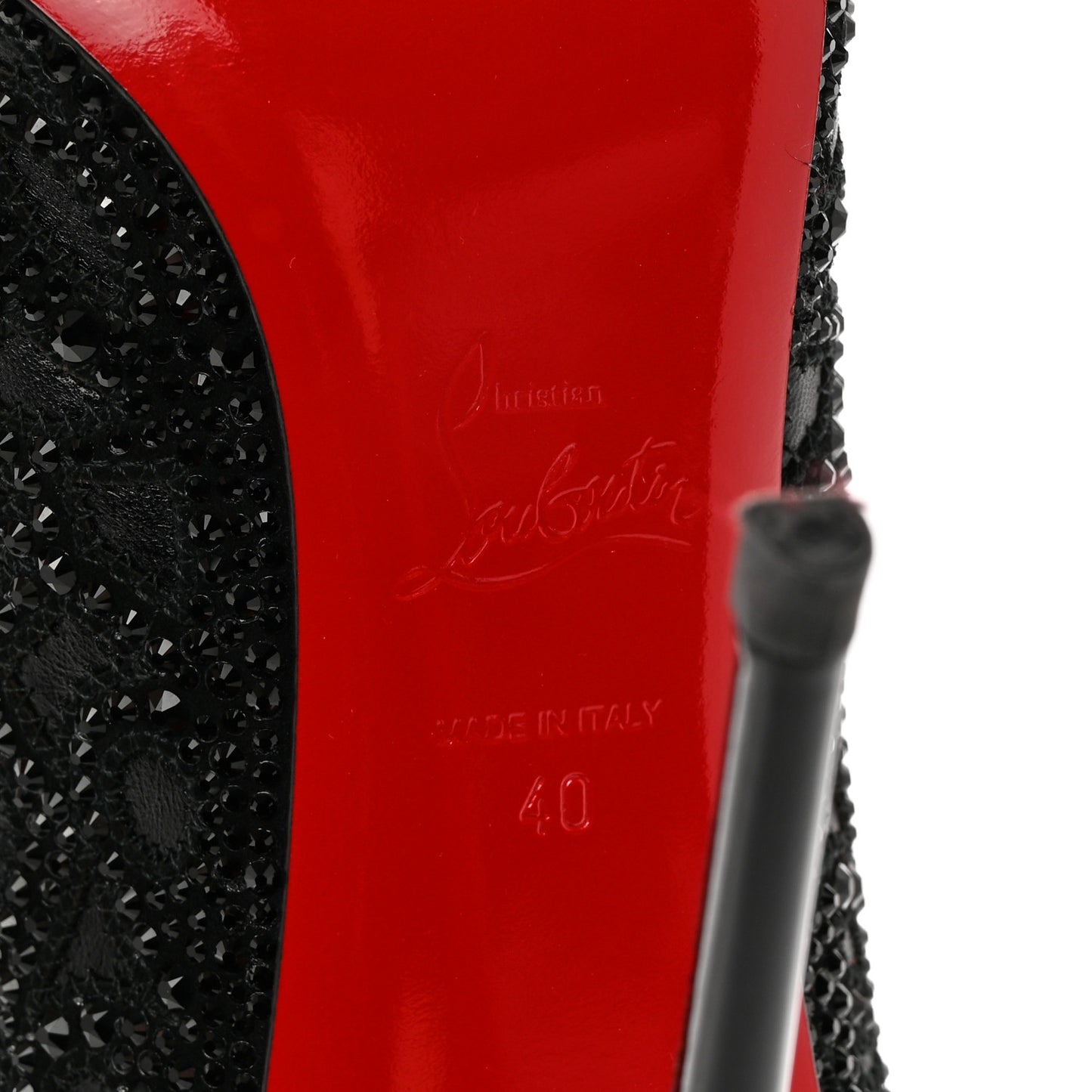 Calfskin Strass Rihanini 120 Booties 40 Black