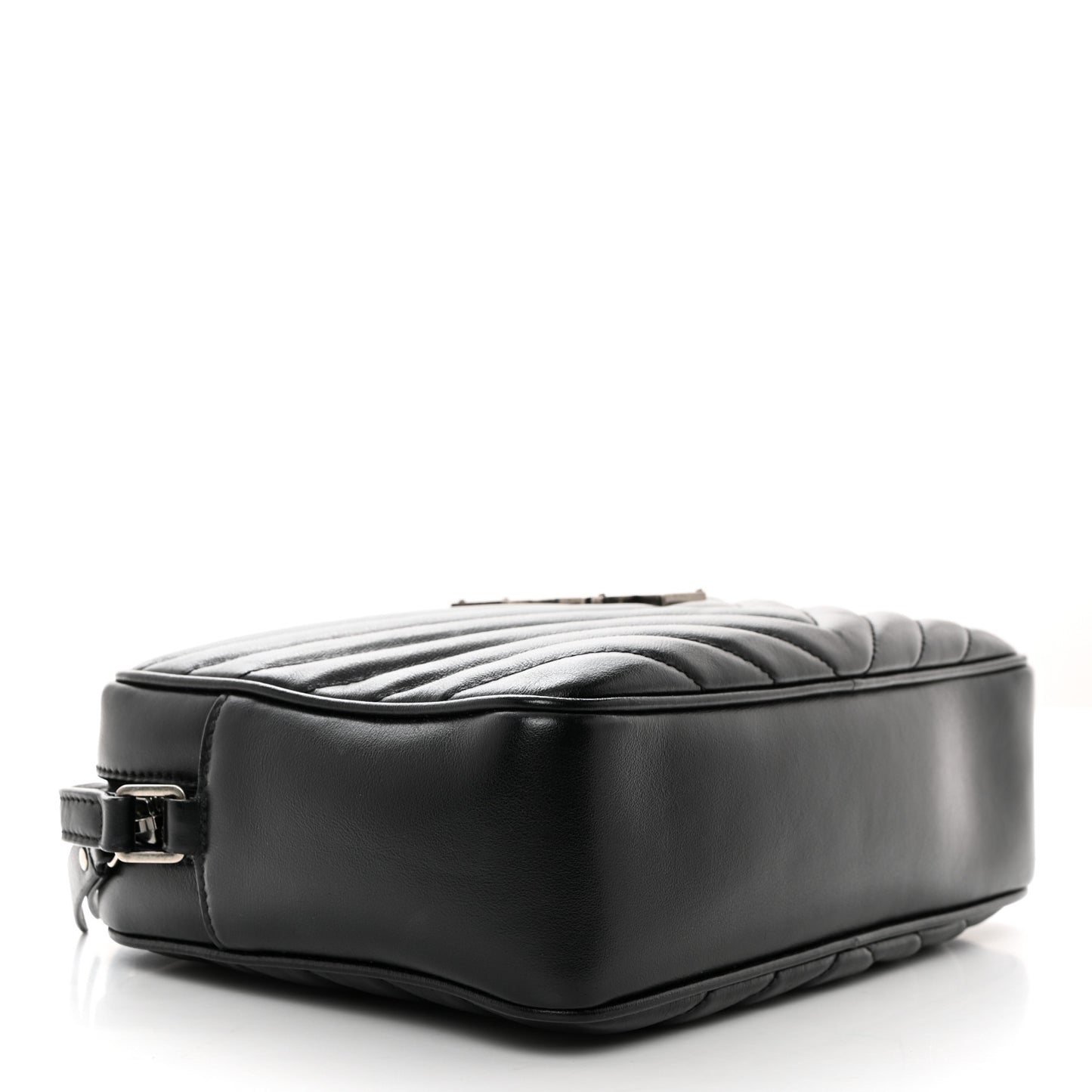 Calfskin Matelasse Monogram Lou Camera Bag Black