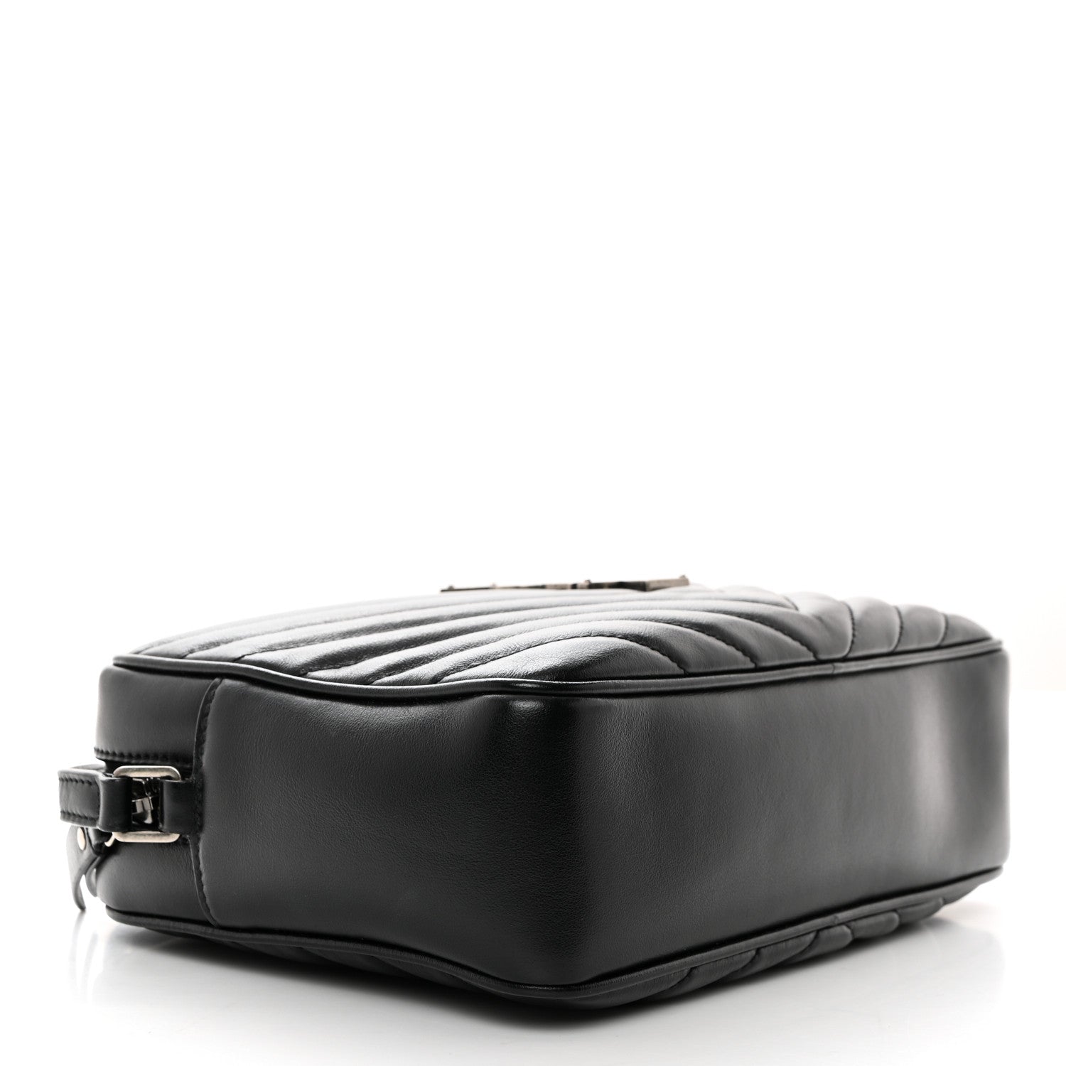 Saint Laurent Calfskin Matelasse Monogram Lou Camera Bag Black 4 of 10