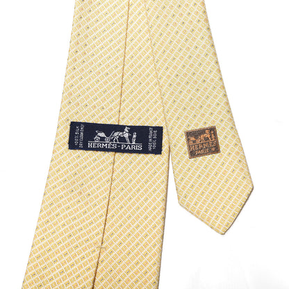 Hermes Silk Printed Mens Neck Tie 2 of 2