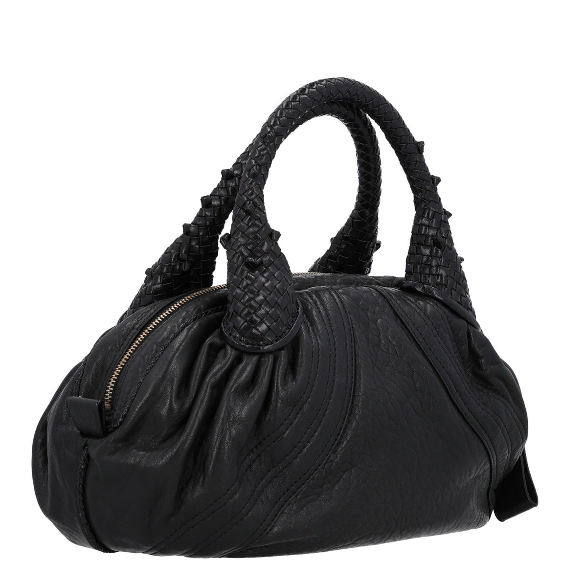 Fendi Nappa Nuvolata Tortuga Spy Bowler Black 3 of 10