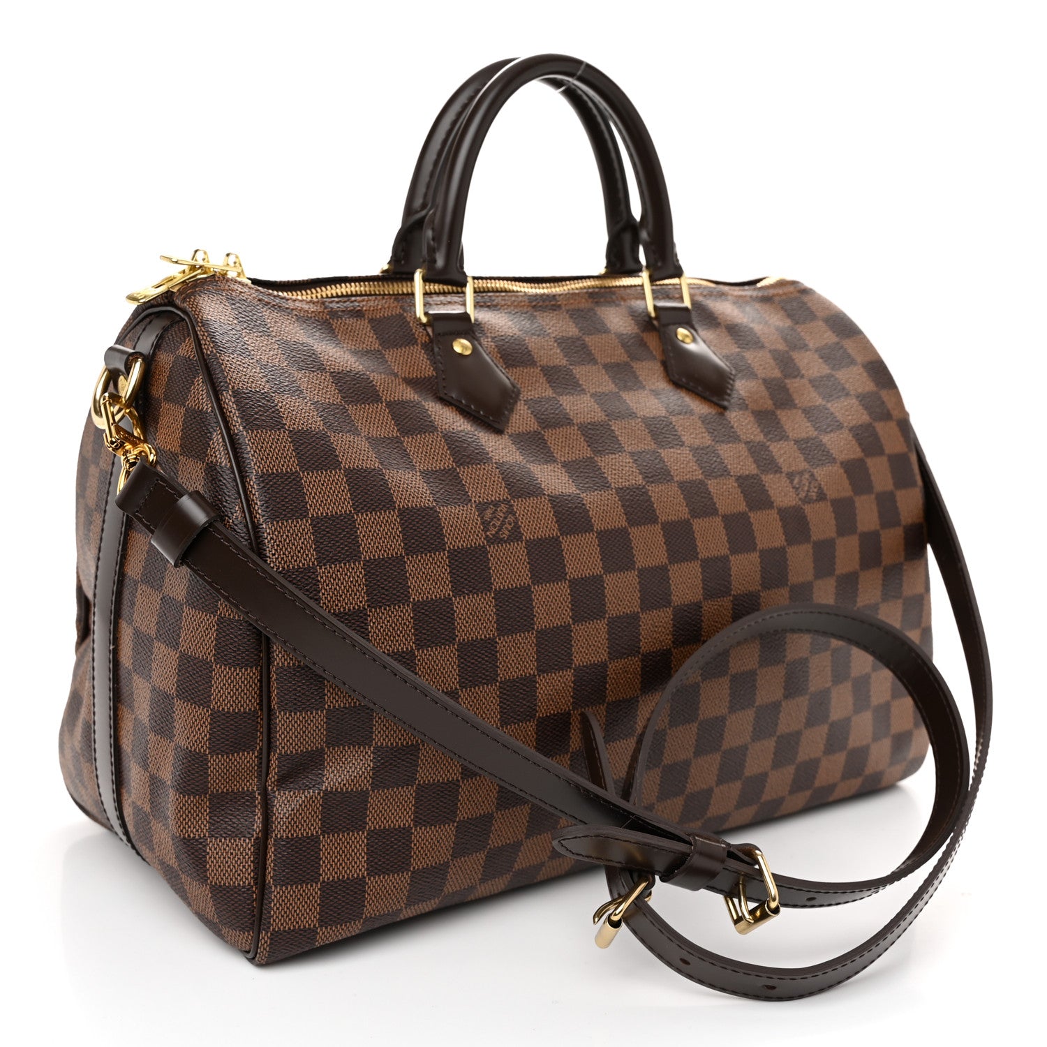 Louis Vuitton Damier Ebene Speedy Bandouliere 35 3 of 10
