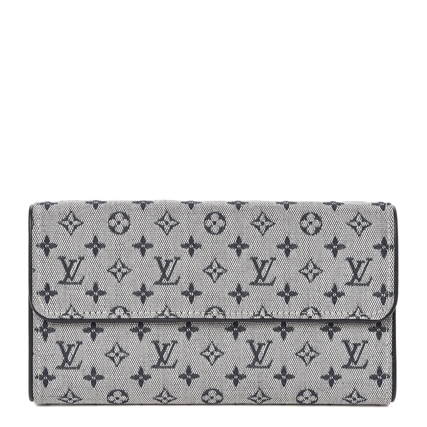 Mini Monogram Porte Tresor International Wallet Blue