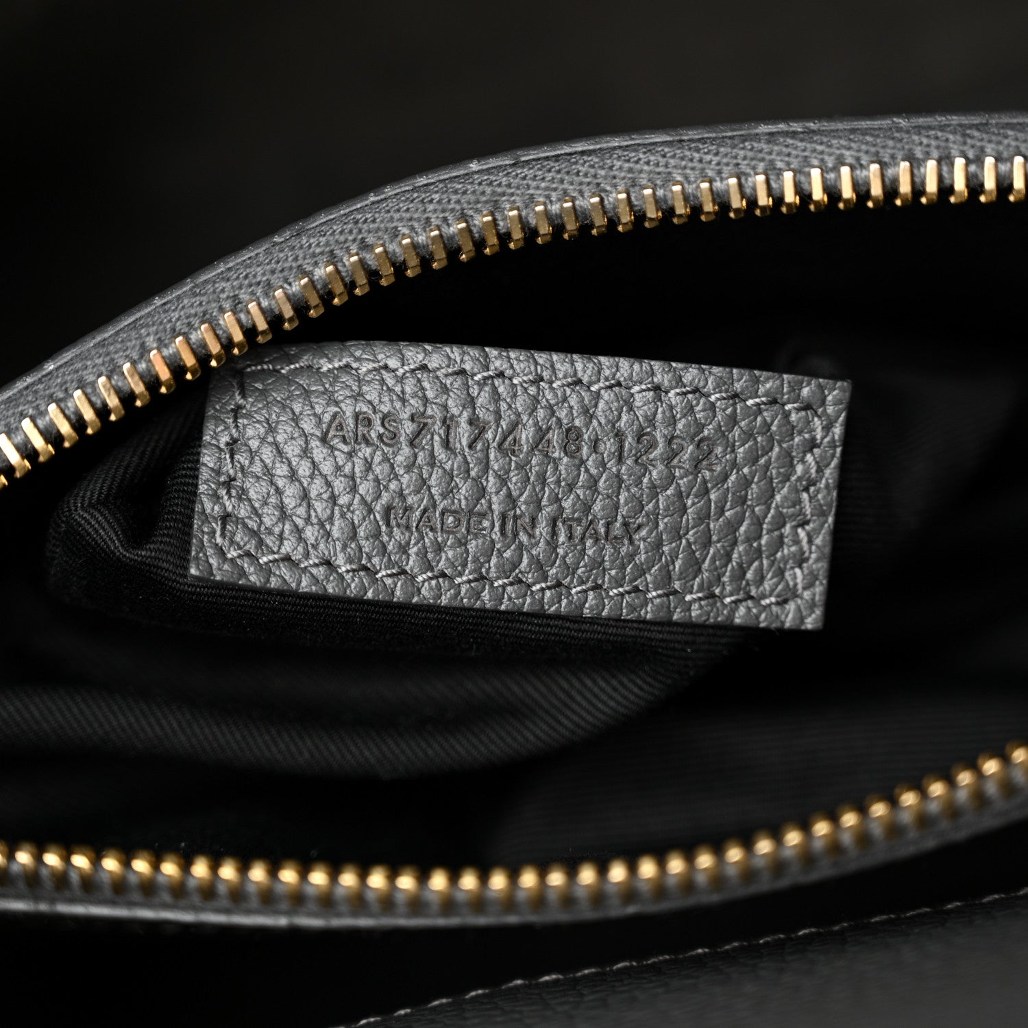 Saint Laurent Grained Calfskin Baby Sac De Jour Souple Storm 7 of 10