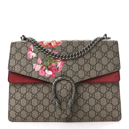 Gucci GG Supreme Monogram Blooms Medium Dionysus Shoulder Bag Beige Multicolor Dry Rose 1 of 10