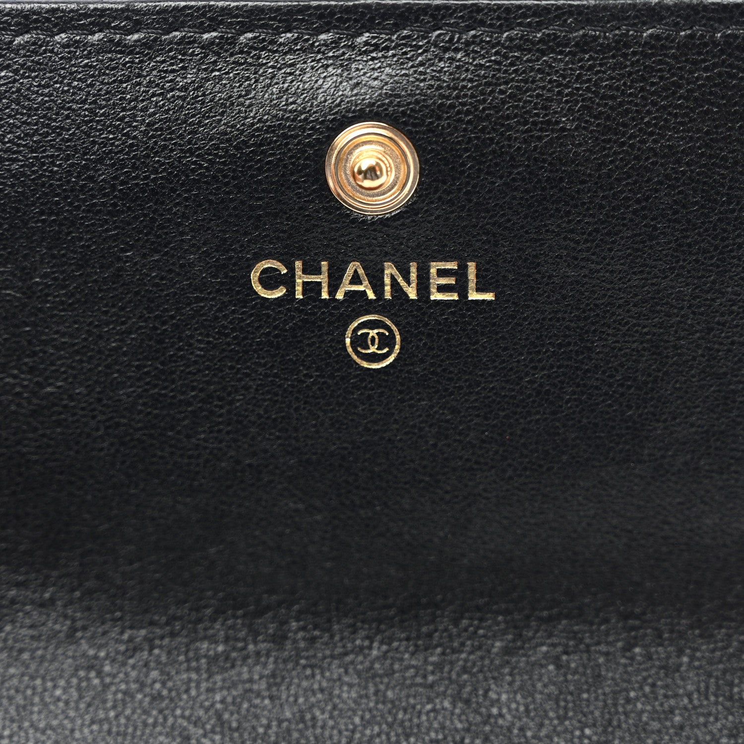 Chanel Lambskin Quilted Chanel 19 Flap Wallet Black 6 of 9