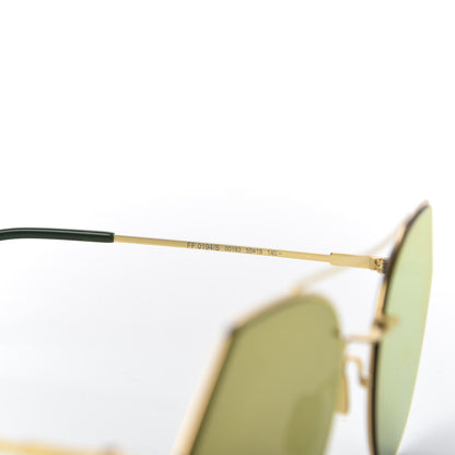 Fendi Metal Geometric Sunglasses FF 0194/S Gold 6 of 7