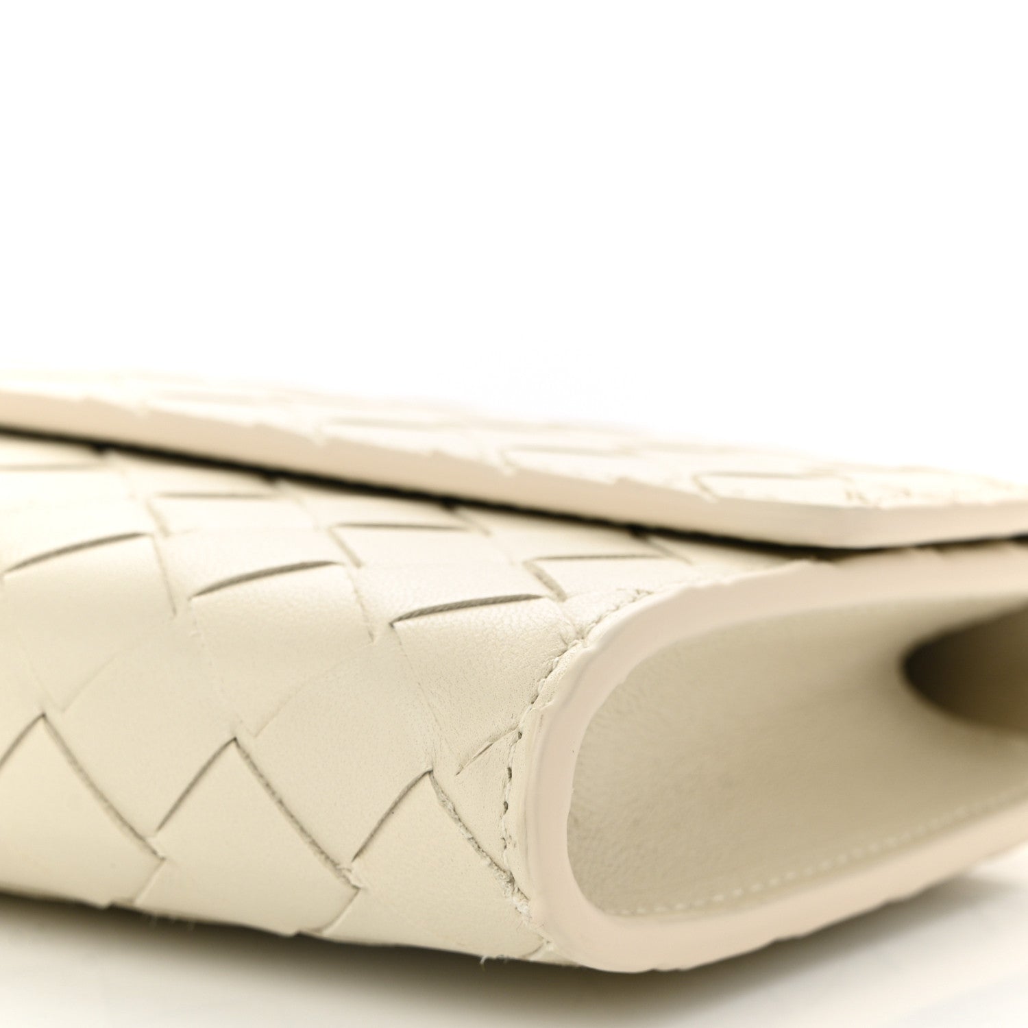 Bottega Veneta Nappa Intrecciato Long Andiamo Top Handle Clutch Sea Salt 9 of 9