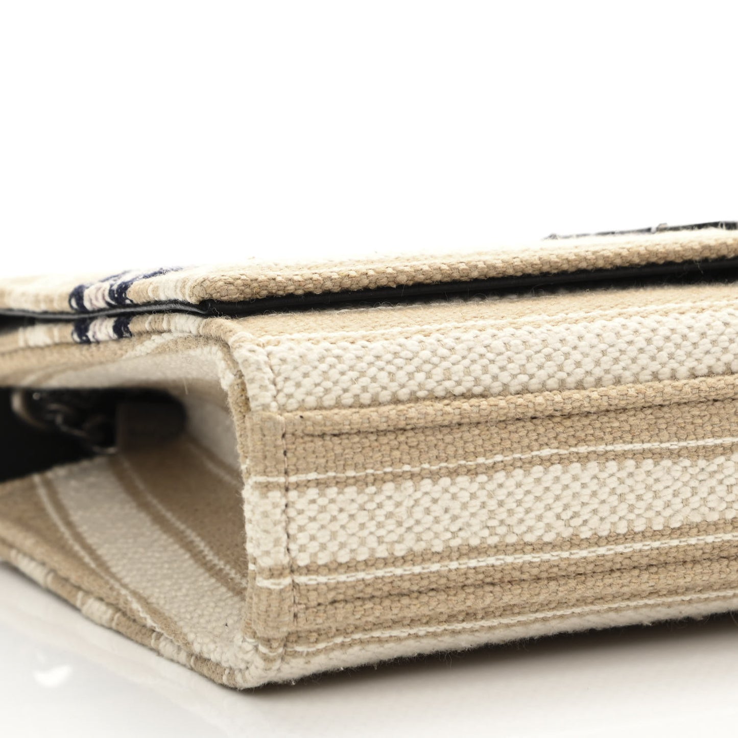 Berber Canvas Striped Medium Classic Monogram Kate Satchel