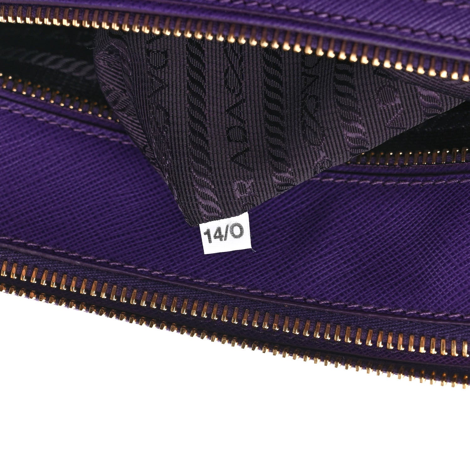 Prada Saffiano Medium Galleria Double Zip Tote Viola 1192519