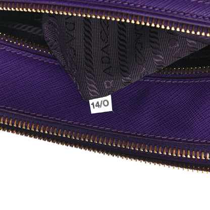 Prada Saffiano Medium Galleria Double Zip Tote Viola 9 of 12