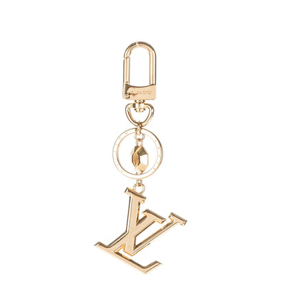 Louis Vuitton LV Facettes Bag Charm Key Holder Gold 1 of 4