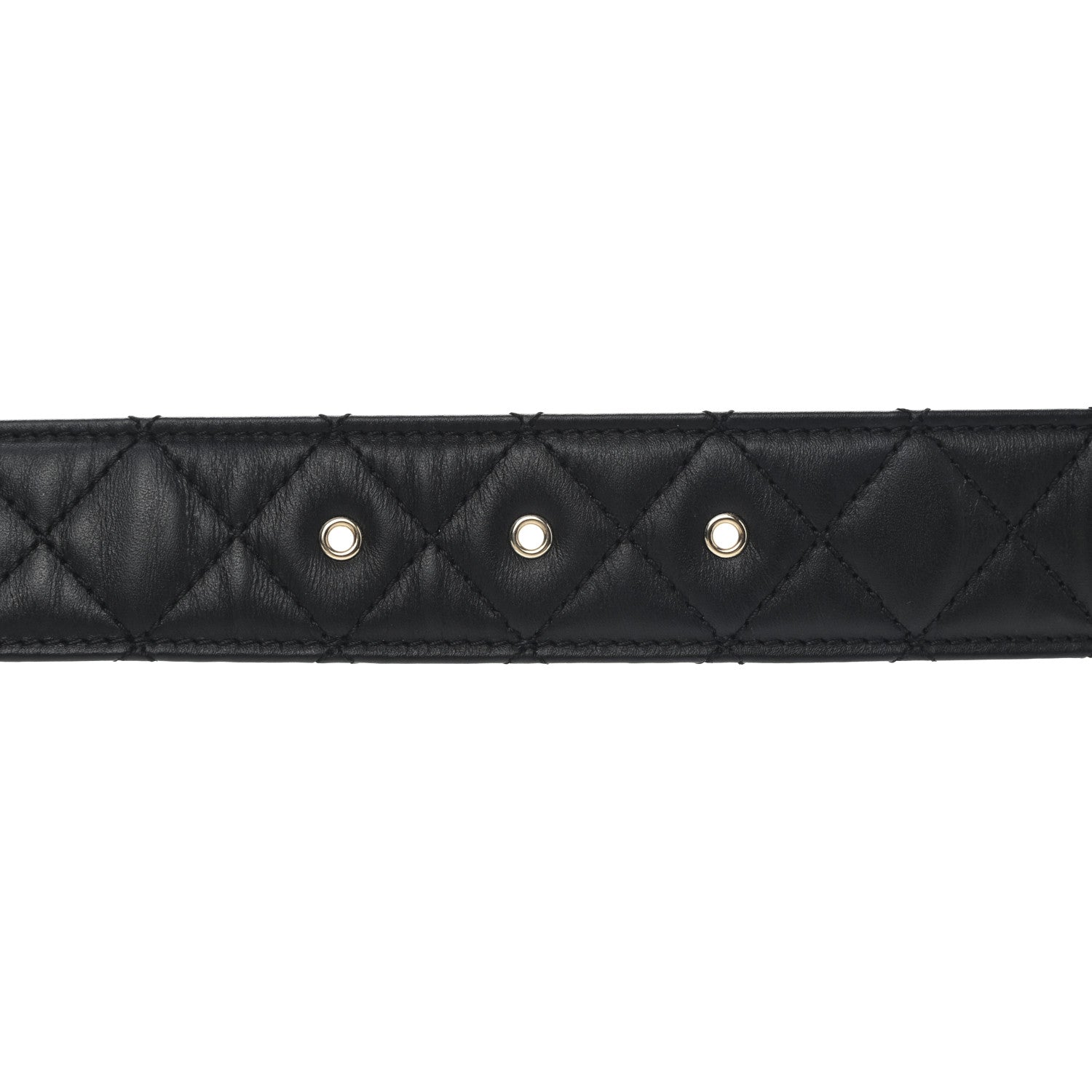 Chanel Lambskin Quilted CC Chain Belt 90 36 Black 6 of 6