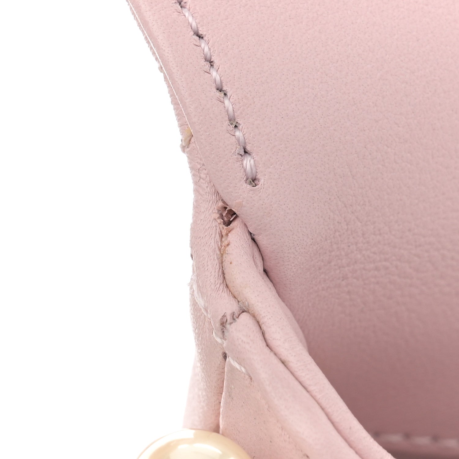 Chanel Calfskin Quilted Pearl Small About Pearls Hobo Bag Light Pink 11 of 13