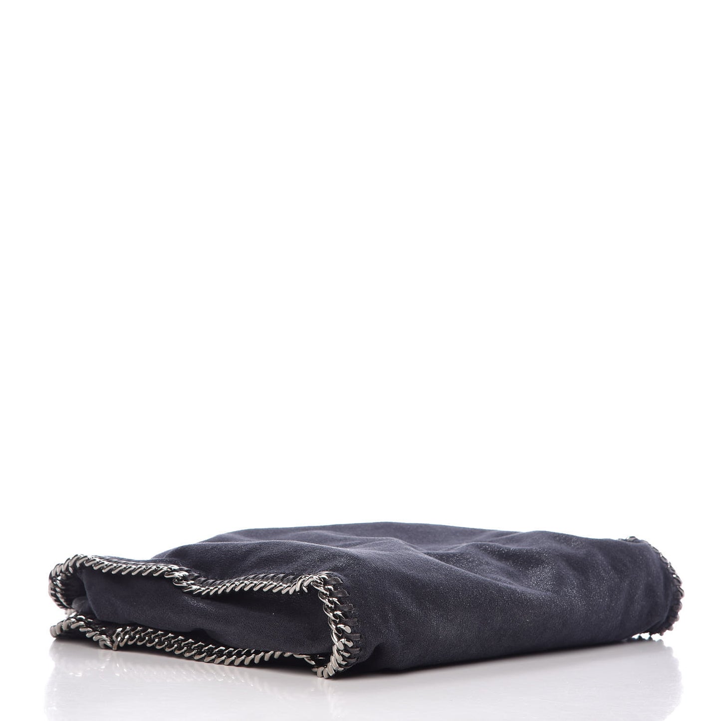 Shaggy Deer Falabella Fold Over Tote Navy