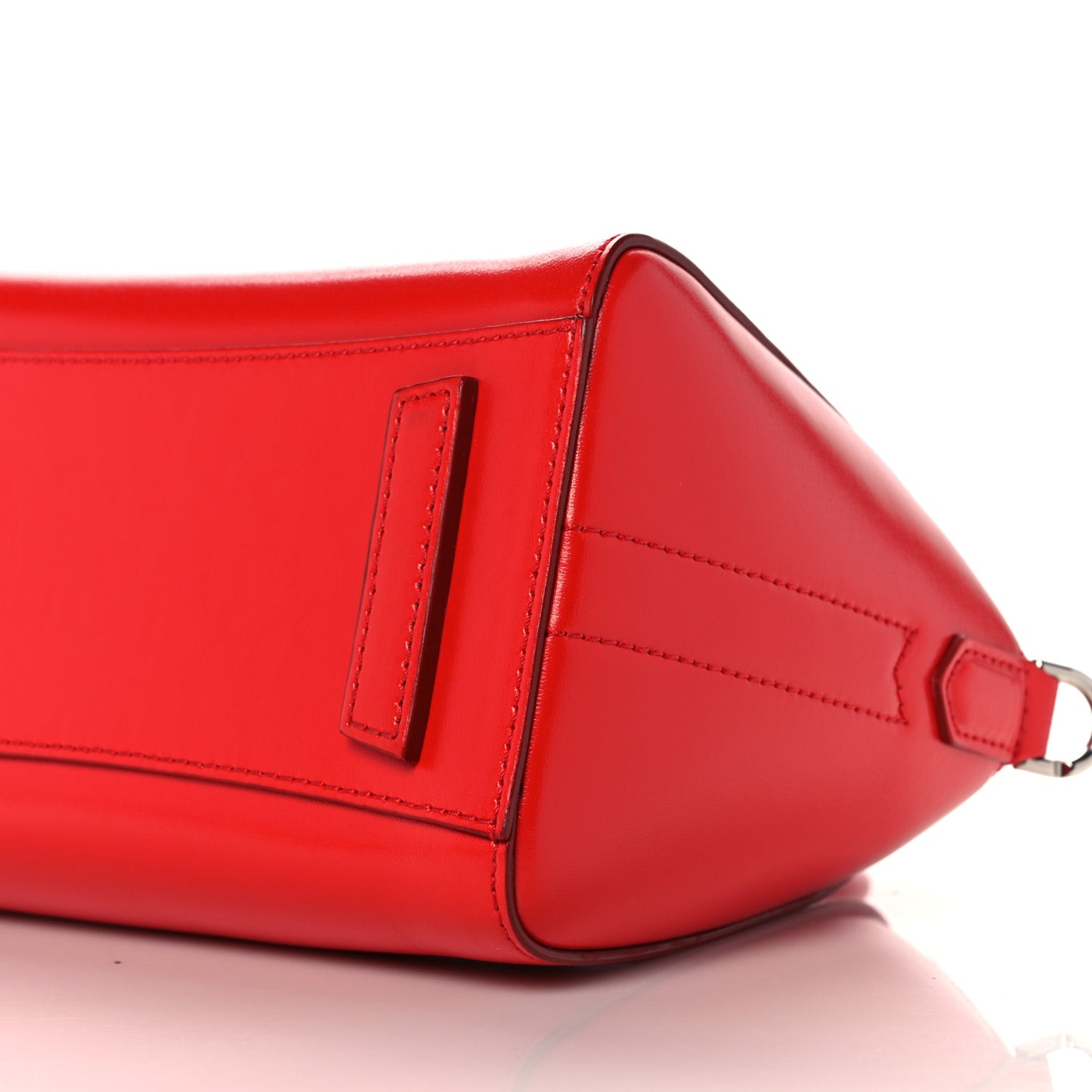 Shiny Lord Calfskin Mini Antigona Red