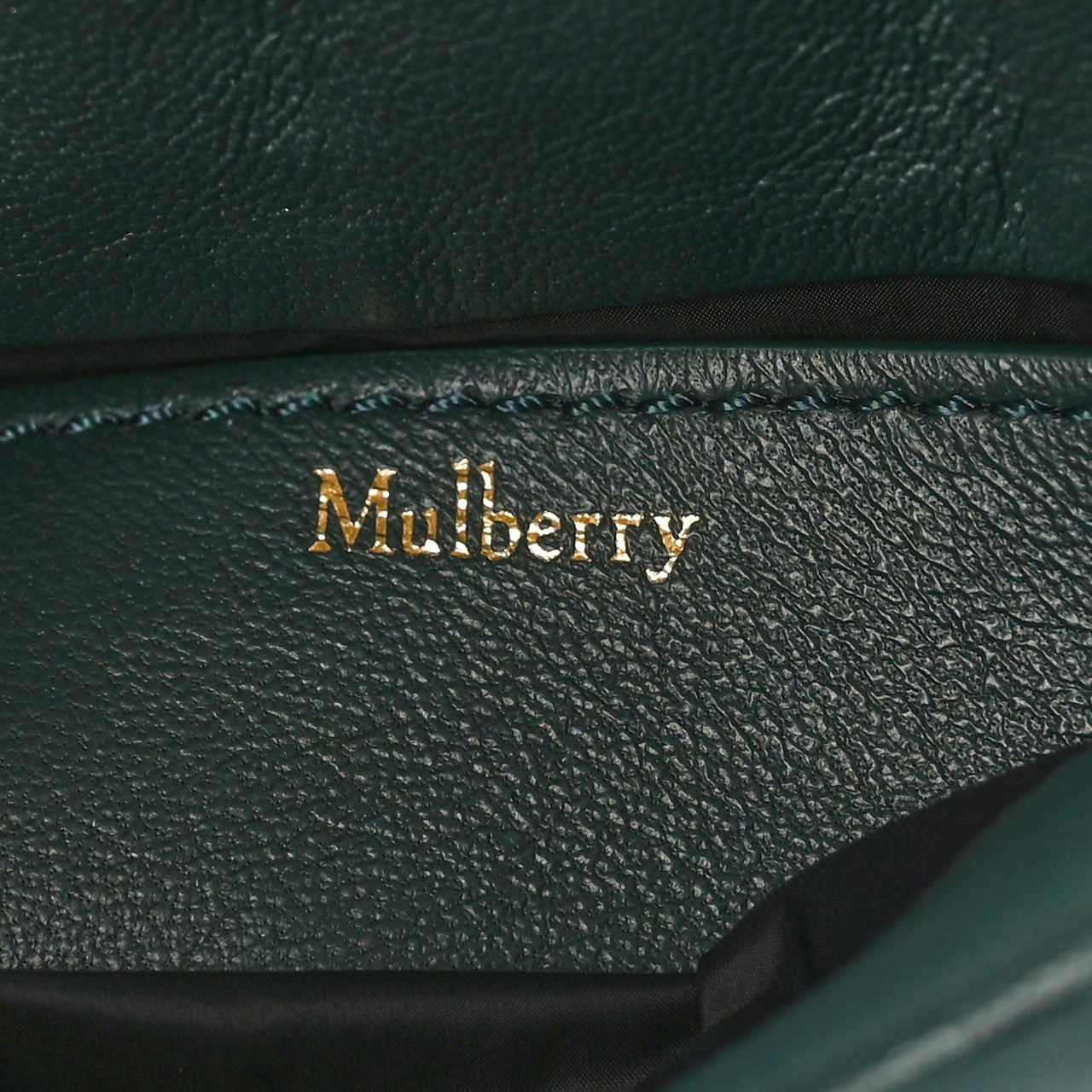 Nappa Pillow Quilted Little Softie Bag Mulberry Green