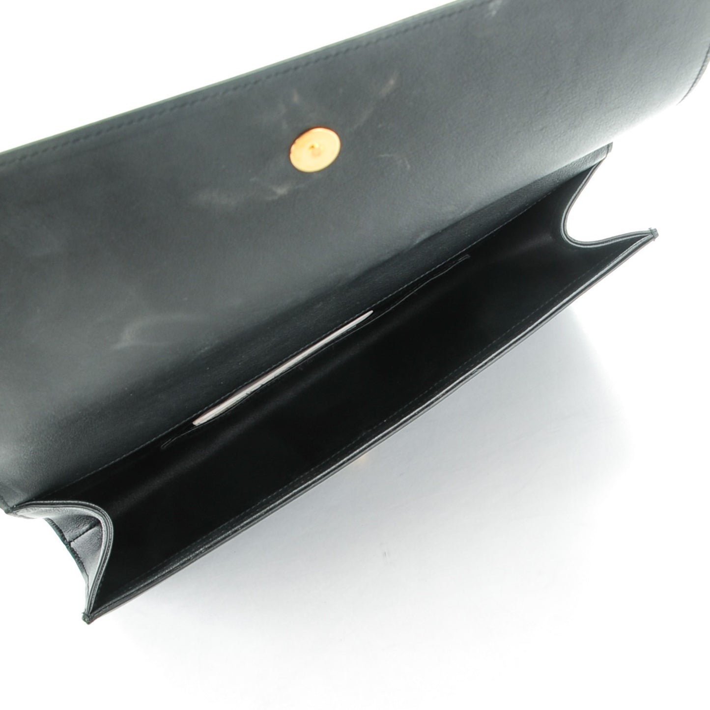 Calfskin Monogram Large Belle De Jour Clutch Black