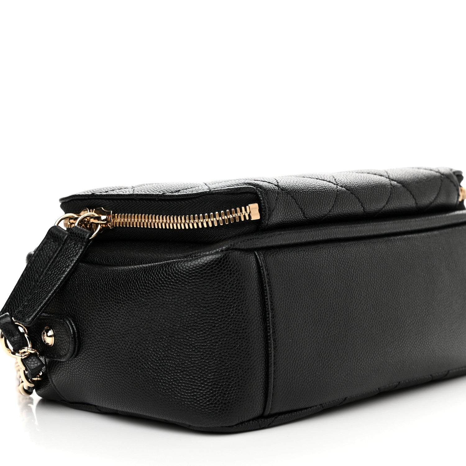 Chanel Caviar Quilted Affinity Camera Case Black 10 of 12
