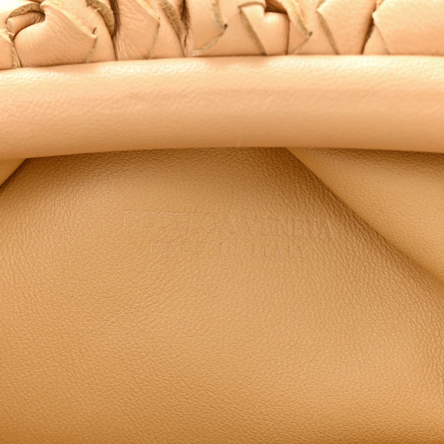 Bottega Veneta Nappa Intrecciato The Mini Pouch Almond 6 of 10