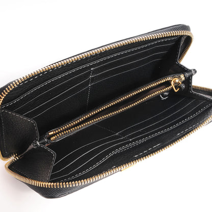 Chloe Grained Calfskin Marcie Long Zip Around Wallet Black 4 of 6