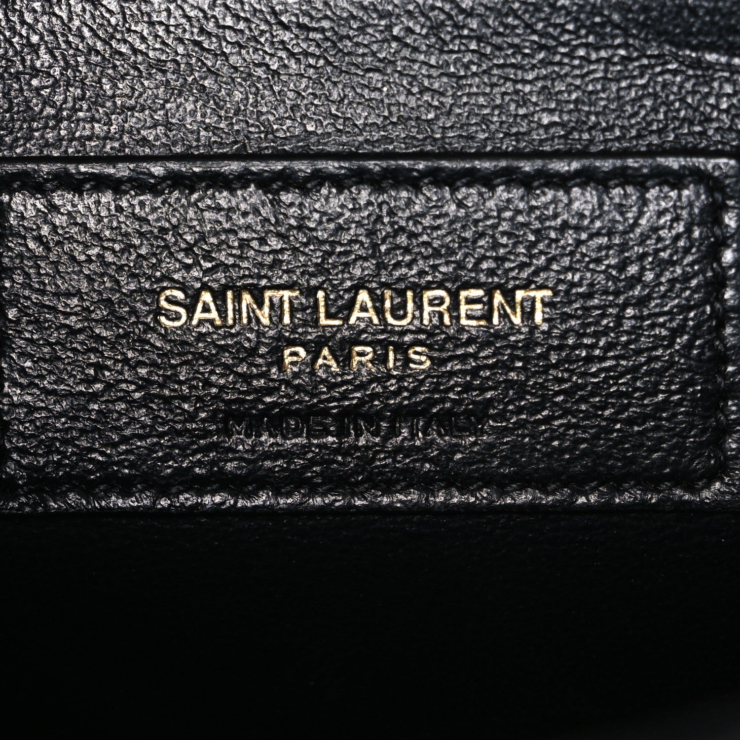 Saint Laurent Grain De Poudre Textured Mixed Matelasse Triquilt Medium Monogram Satchel Black 5 of 10