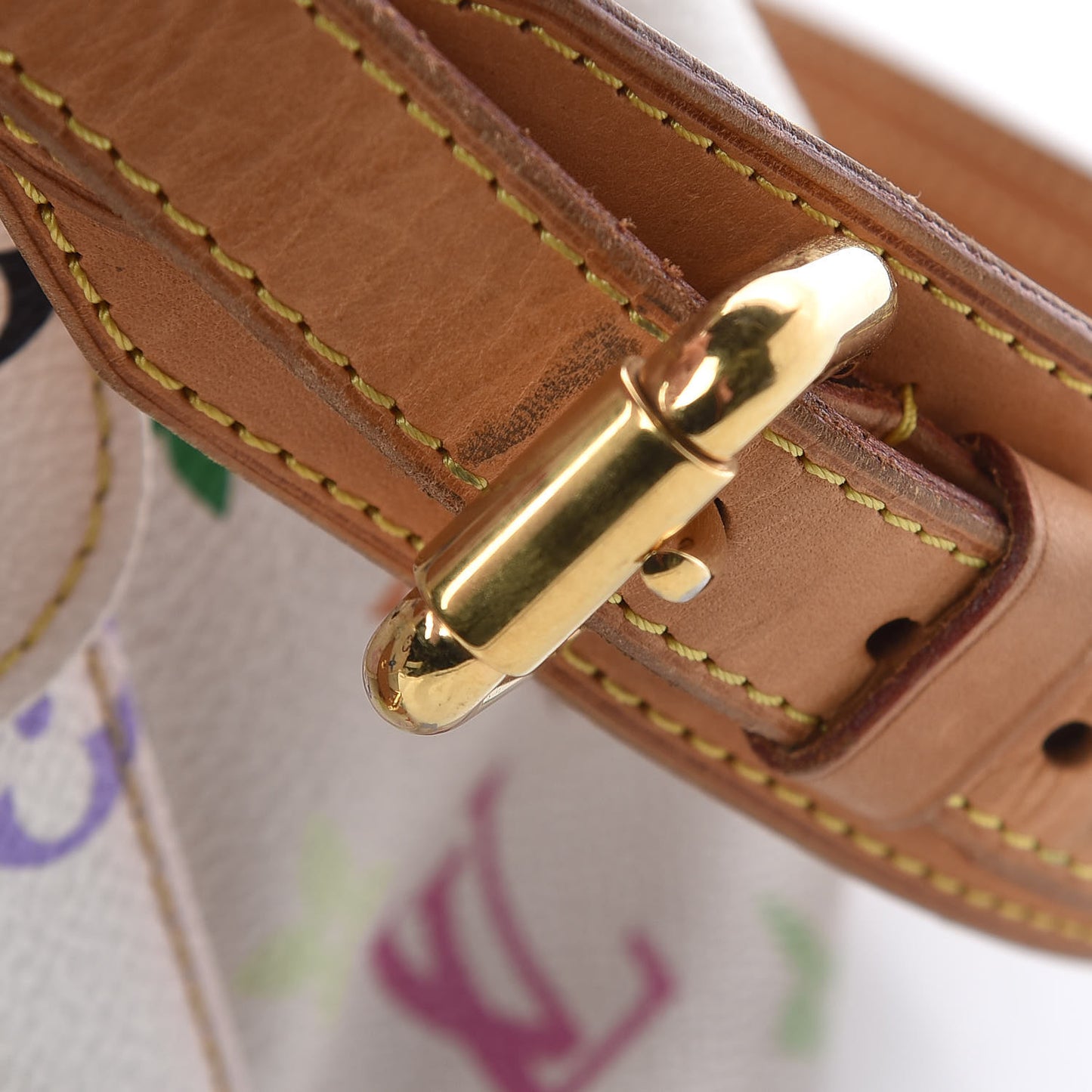 Monogram Multicolor Petit Noe White