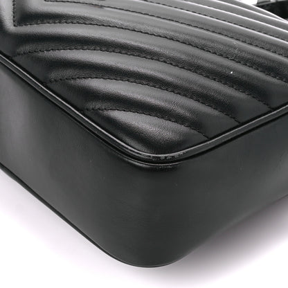 Saint Laurent Calfskin Matelasse Monogram Lou Camera Bag Black 10 of 11