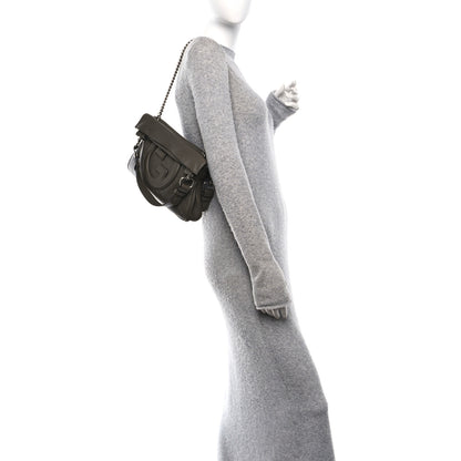 Gucci Sakai Be Green Calfskin Diagonal Stitched Small Blondie Tote Craclet Brown 2 of 11