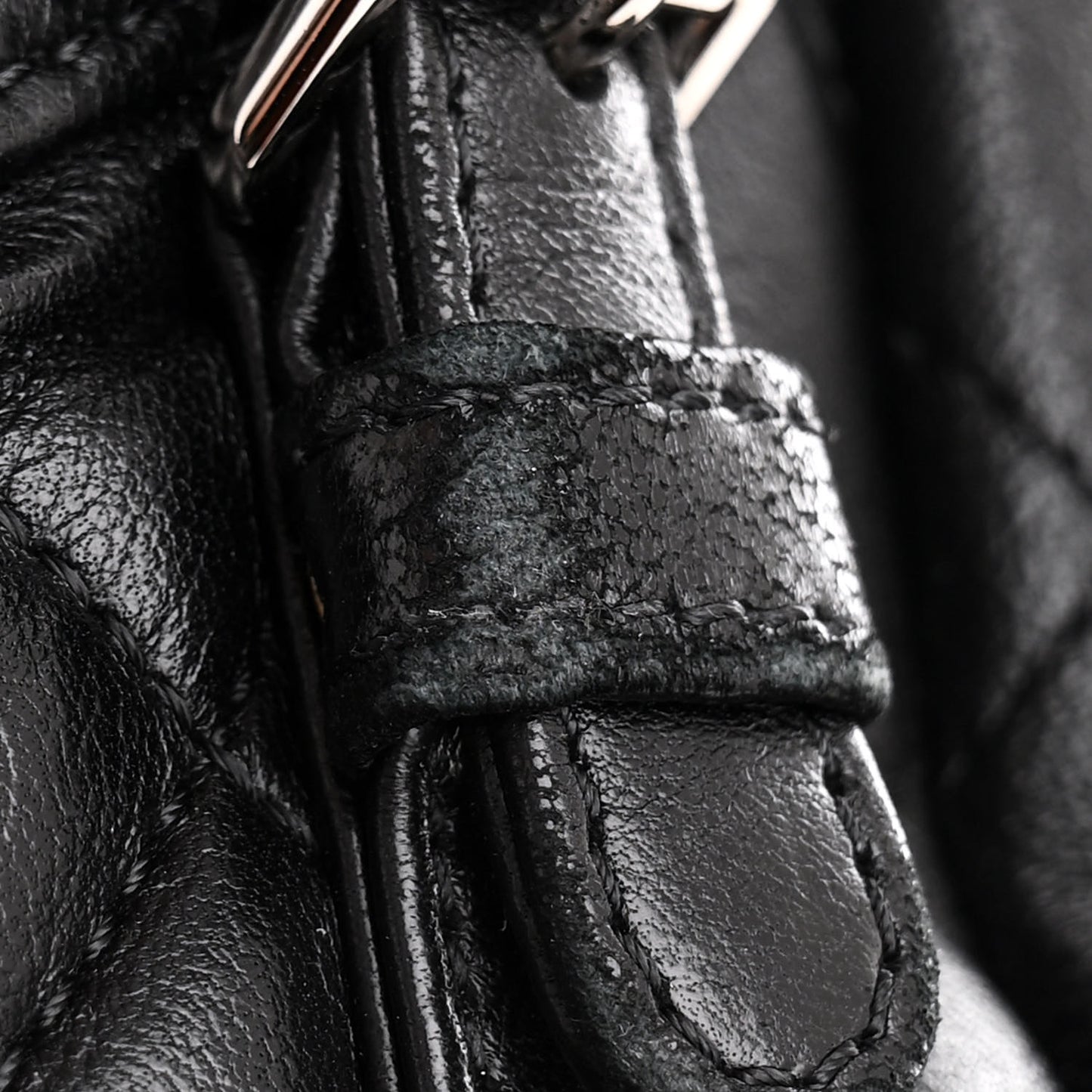 Calfskin Quilted Small Urban Spirit Backpack Black