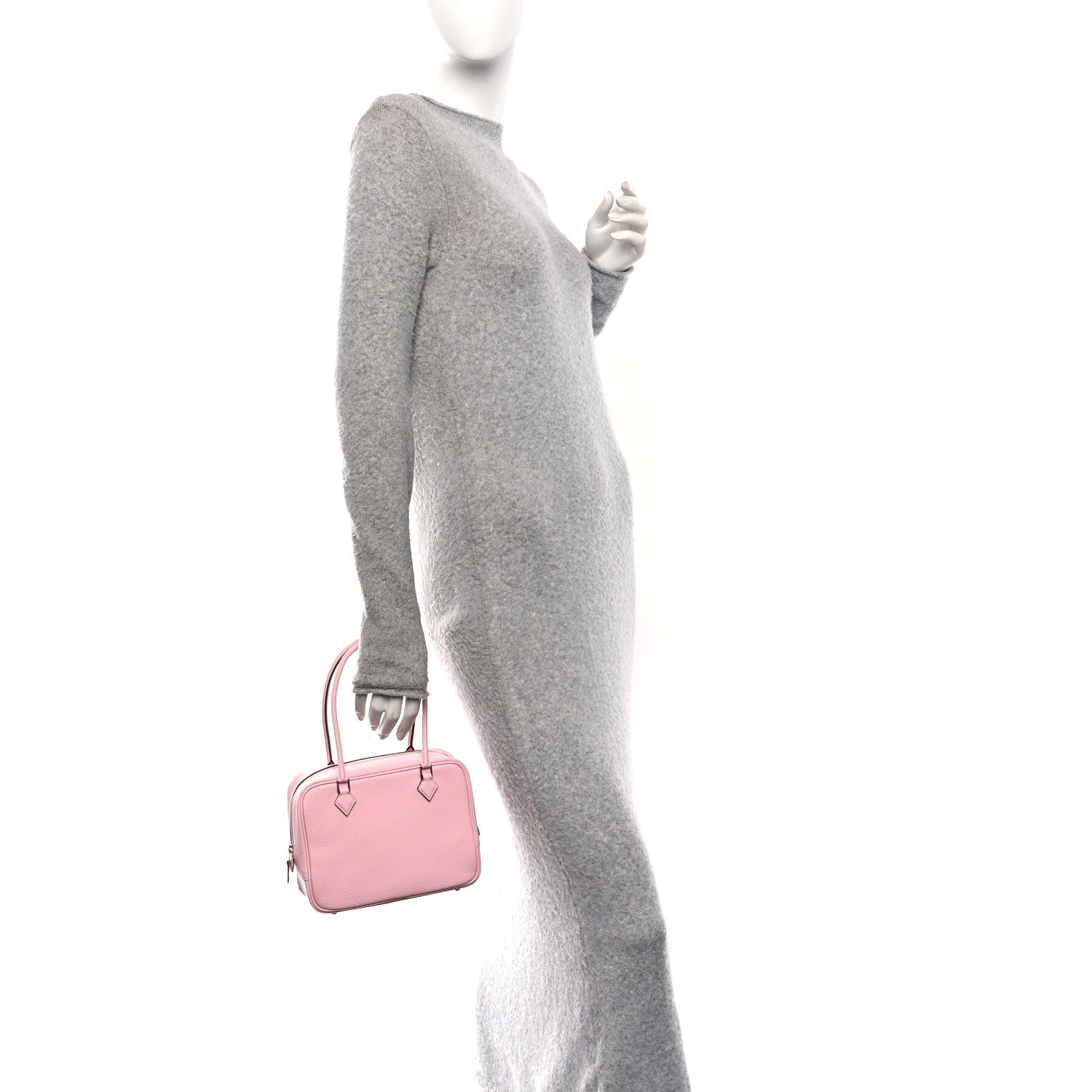 Hermes Chevre Mysore Mini Plume Rose Sakura 2 of 10