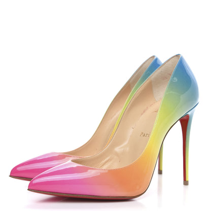 Christian Louboutin Patent Sunrise Pigalle Follies 100 Pumps 39.5 Multicolor 3 of 8