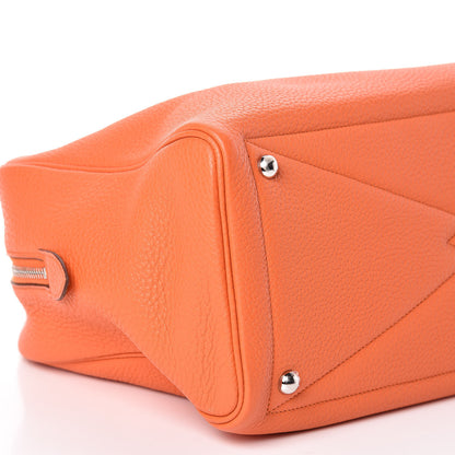 Hermes Taurillon Clemence Victoria II 35 Orange 8 of 10