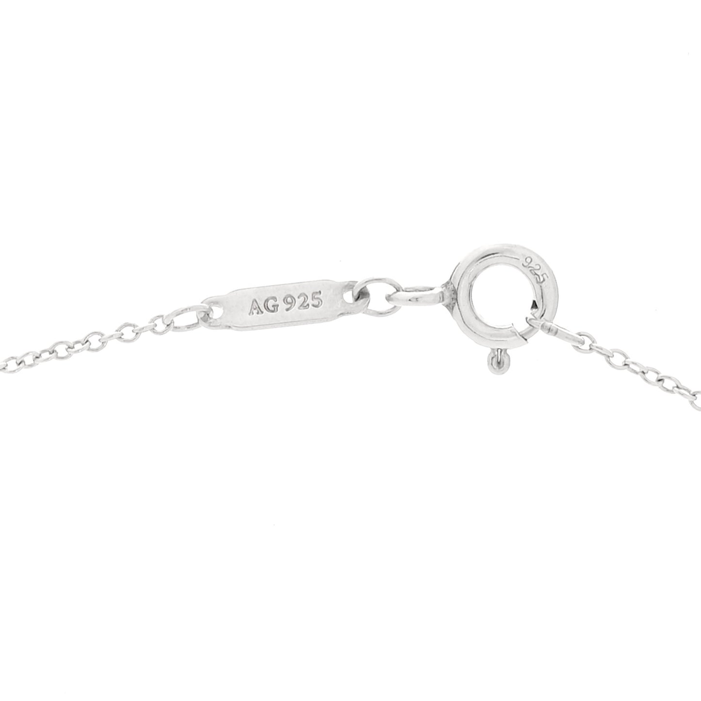 Sterling Silver Mini Infinity Pendant Necklace
