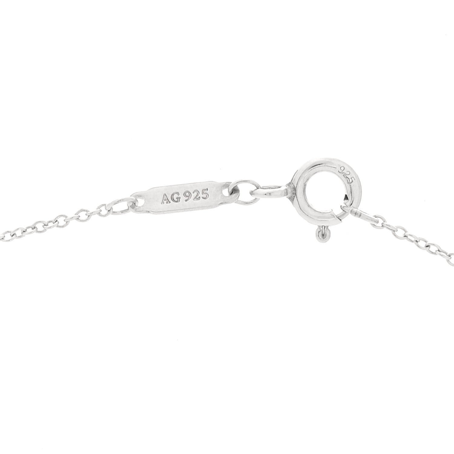 Tiffany Sterling Silver Mini Infinity Pendant Necklace 4 of 4