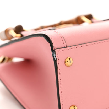 Gucci Wonka Grain Calfskin Mini Diana Tote Bag Wild Rose Fuxia Fluo 11 of 12