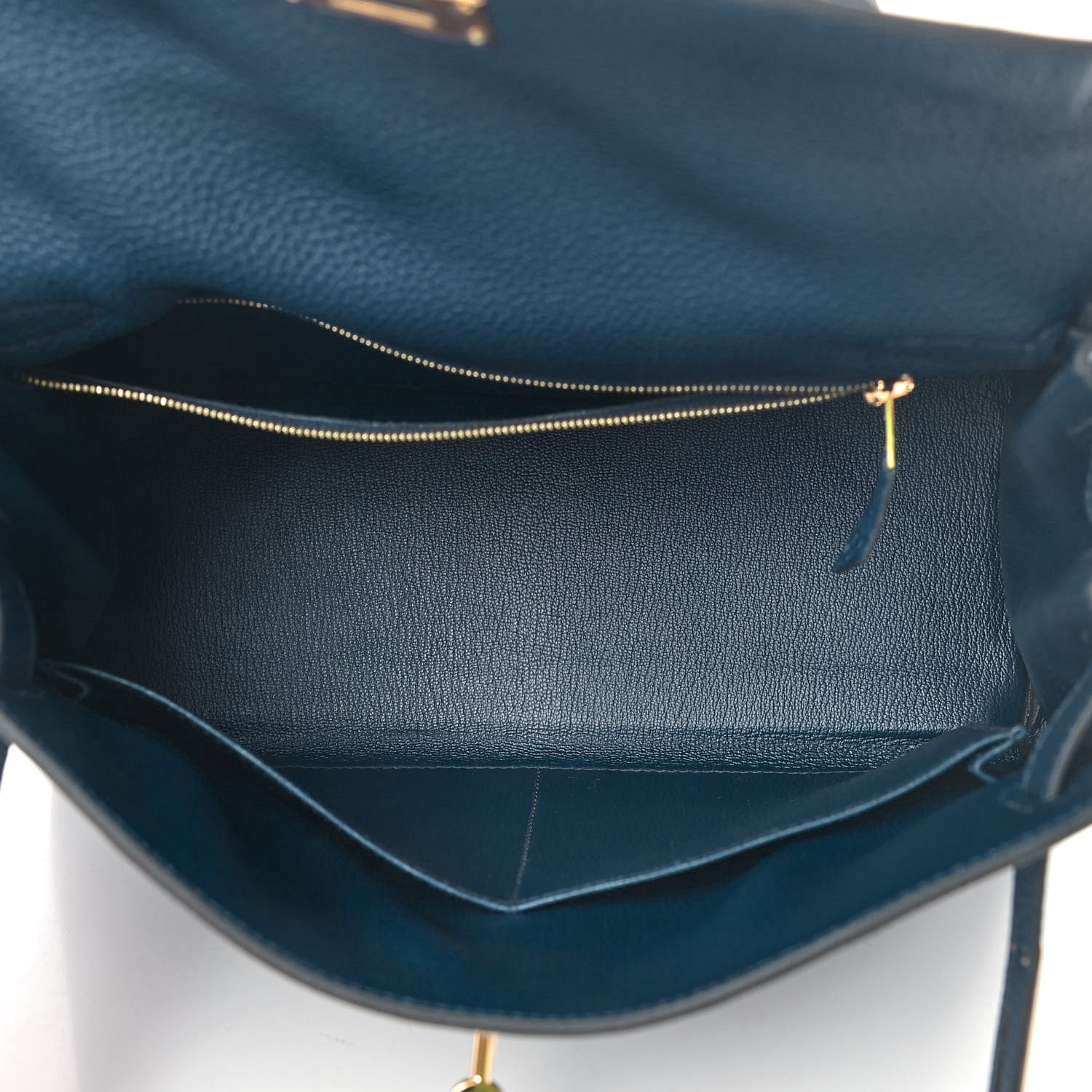 Hermes Togo Kelly Retourne 28 Bleu De Prusse 5 of 10